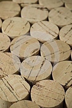 Cork bottle stopper tops