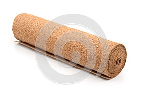 Cork flooring underlayment roll
