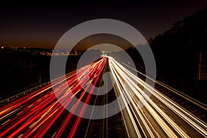 Cork Ireland Long Exposure photography motorway highway scene night trails