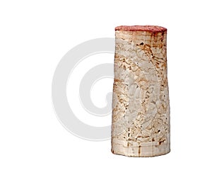Cork isolated on a white background.