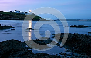 Cork's Roches Point Lighthouse at Dawn photo