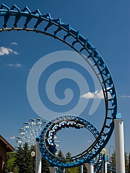 Cork-Screw Rollercoaster