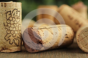 Cork wine