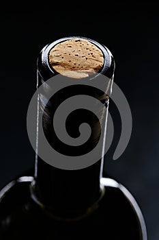 Cork wine bottle