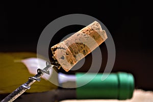 Corkscrew bottle cap wine stopper drink