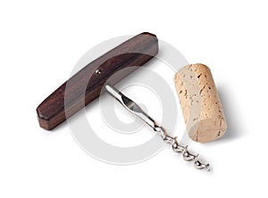 Corkscrew and Cork