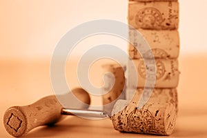 Corkscrew & corks