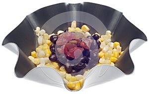 Corn, Black Beans and Tomatoes