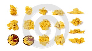 Corn Chips, Nachos Chips, Maize Snack, Corn Crisps or Totopos