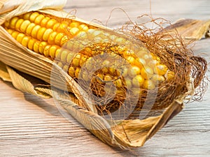 Corn cob decoration image background