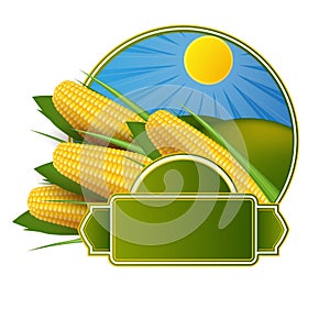 Corn cob label