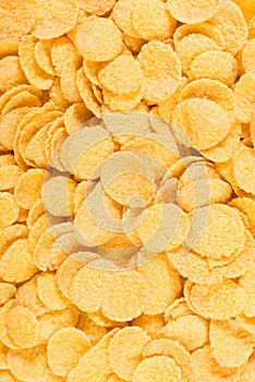 Corn flakes background