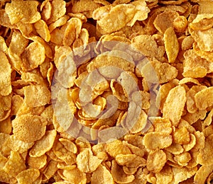 Corn flakes background