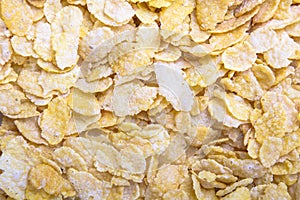 Corn flakes background