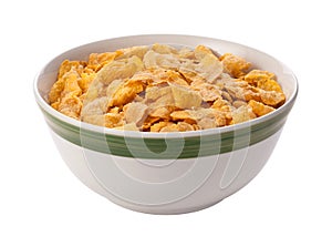 Corn Flakes Isolated with clipping path photo