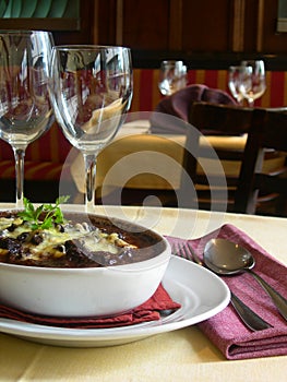 Corn flour cooked with truffle