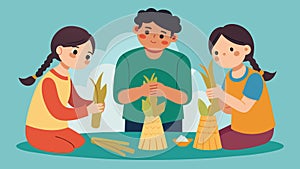 Corn husk doll making Children can try their hand at making a traditional corn husk doll with the guidance of a skilled