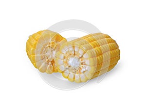 Corn isolated on white background