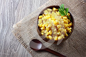 Corn isolated white background