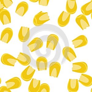 Corn Kernel Seamless Pattern
