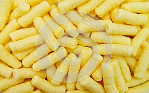 Corn puffs background