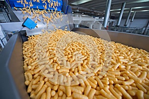 Corn puffs factory