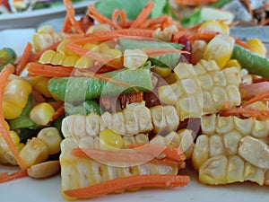 Corn salad provides high levels of vitamins to the body.
