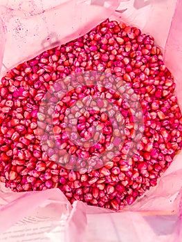 Corn seed chemically treated