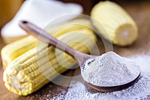 Corn starch is the corn flour used in cooking to prepare creams, as a thickener