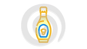 corn syrup food additives color icon animation