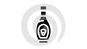 corn syrup food additives glyph icon animation