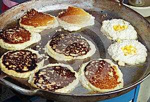 Corn tortillas with cheese, Ecuador photo