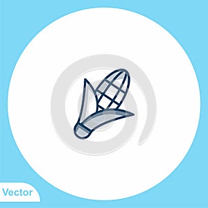 Corn vector icon sign symbol