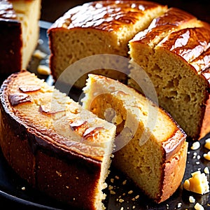 cornbread freshly baked bread, food staple for meals