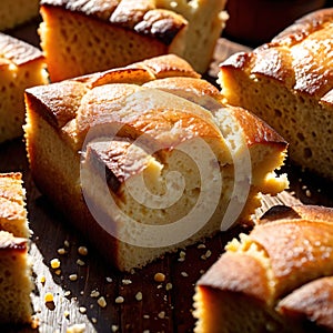 cornbread freshly baked bread, food staple for meals