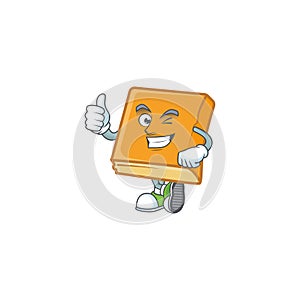 Cornbread ripe with nutrition with thumbs up icon.