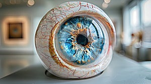 From cornea to retina, a meticulously crafted medical eye model offers a hands-on learning exper photo