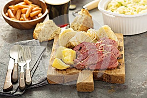 Corned beef and cabbage