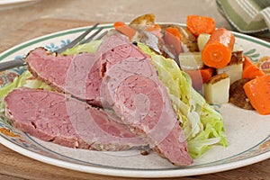Corned Beef and Cabbage Dinner