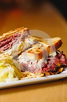 Corned Beef and Pastrami Sandwich