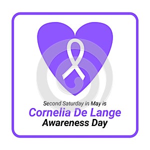 Cornelia De Lange (CDLS) awareness day observed each year on second Saturday in month of May