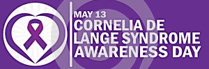 Cornelia de Lange syndrome awareness day