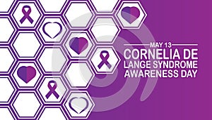 Cornelia de Lange syndrome awareness day, background