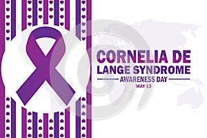 Cornelia de Lange syndrome awareness day illustration