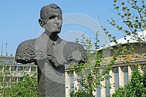 Corneliu Coposu statue in Bucharest Romania photo