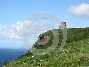 Cornelius O`Brien`s tower at the Cliffs of Moher in Ireland