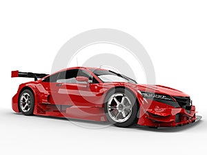 Cornell red concept super sports car - beauty shot