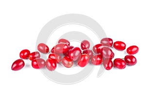 Cornels isolated on a white