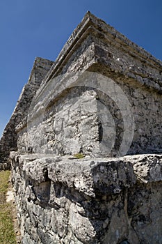 Corner of ancient ruin structure