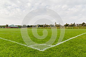 Corner Football Pitch Marking